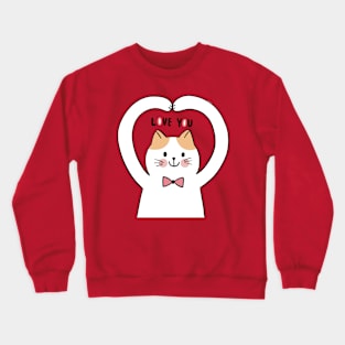 kitty i love you Crewneck Sweatshirt